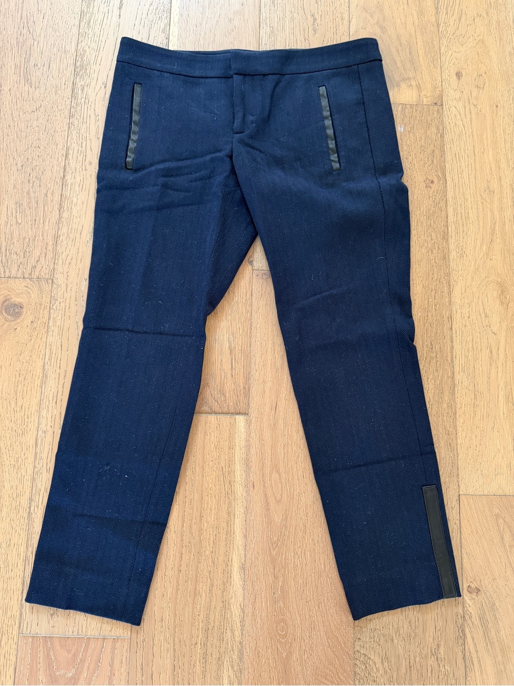 Women’s Petite Navy Dress Pants - Banana Republic Sloan Fit